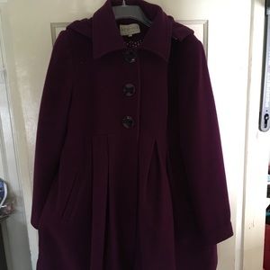 KIMI + KAI MATERNITY FAYE WOOL-BLEND COAT